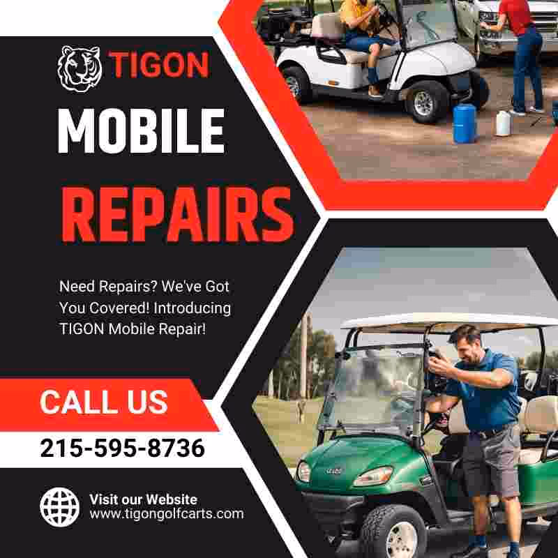 What is Shawns mobile golf cart service?