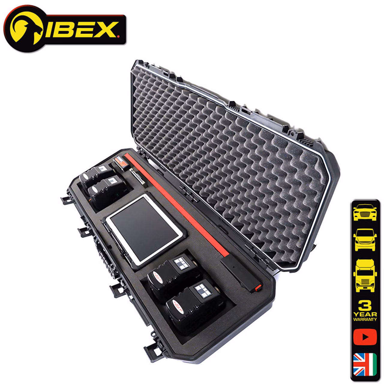 Who manufactures wheel alignment equipment?