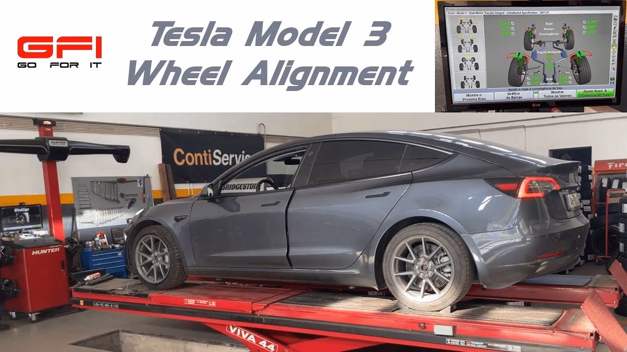 How do you adjust camber and caster on a Ford Model 3?