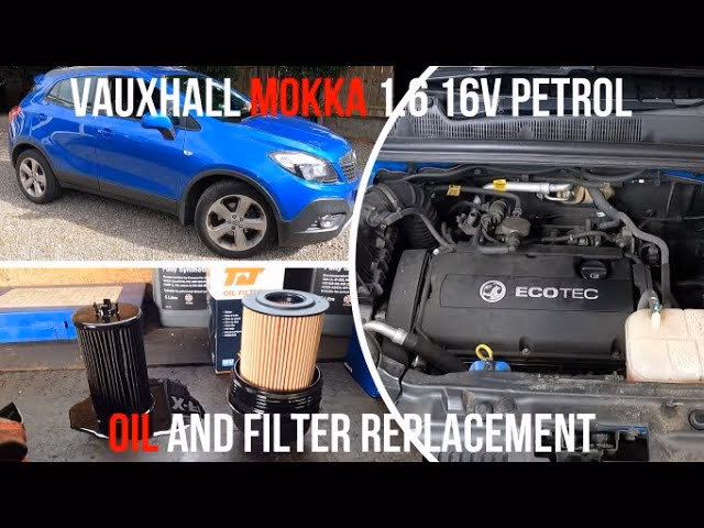 How often do you change engine oil on a Mokka?