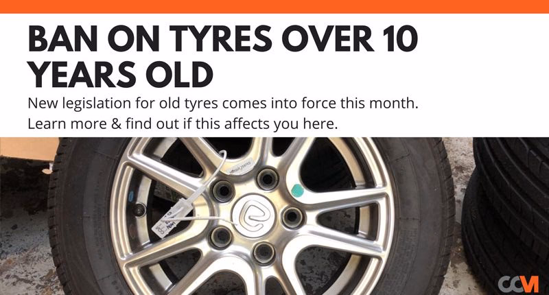 Which tyres will fail the MOT test?