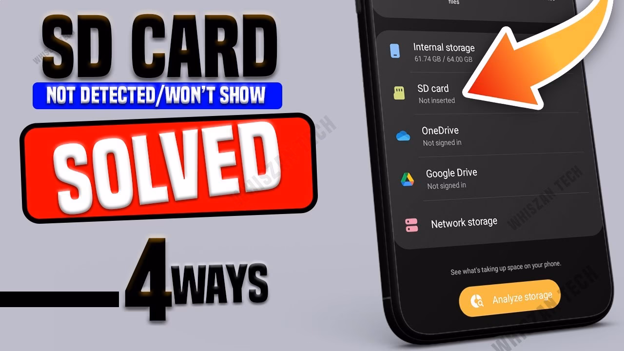 What if my sd card is not recognized?