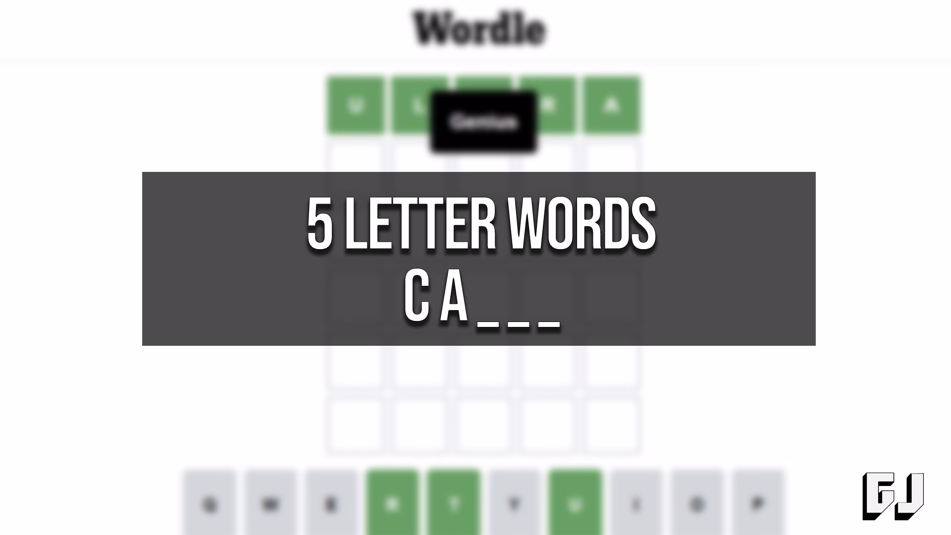 Combien de mots de 5 lettres commencent par la lettre C ?