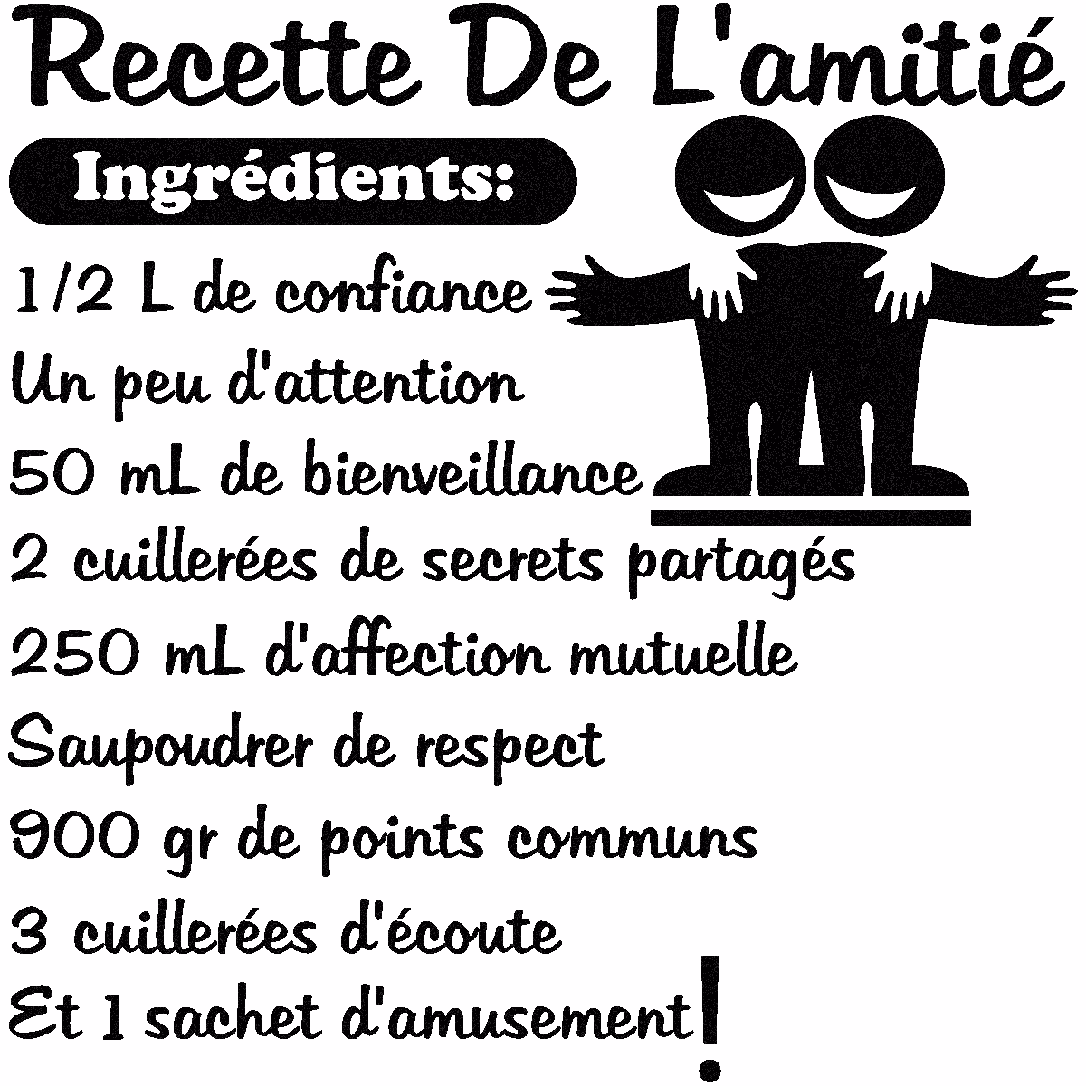Quels sont les défauts de l’amitié ?