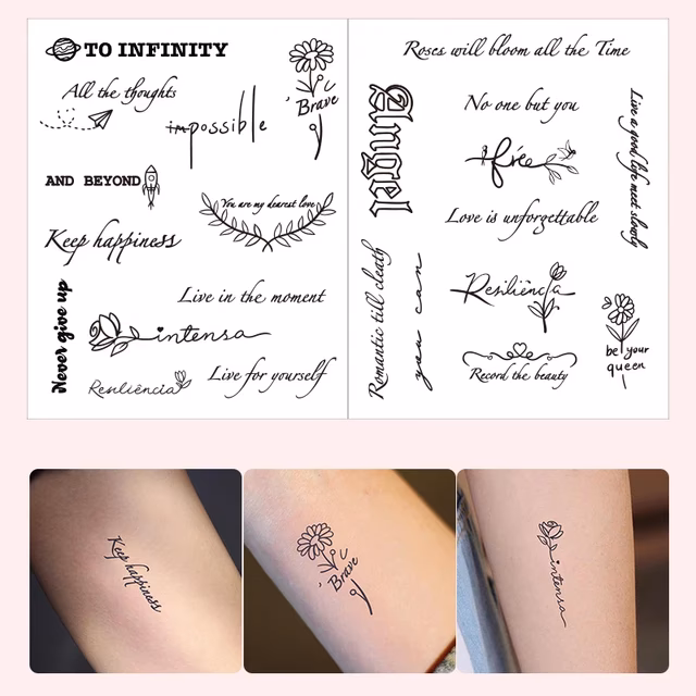 Pourquoi ne pas faire de tatouage ?