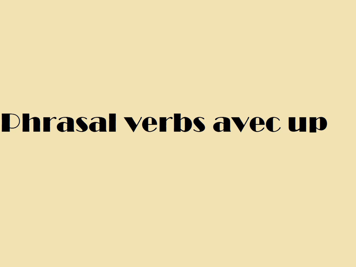 Quels sont les mots qui commencent par up ?