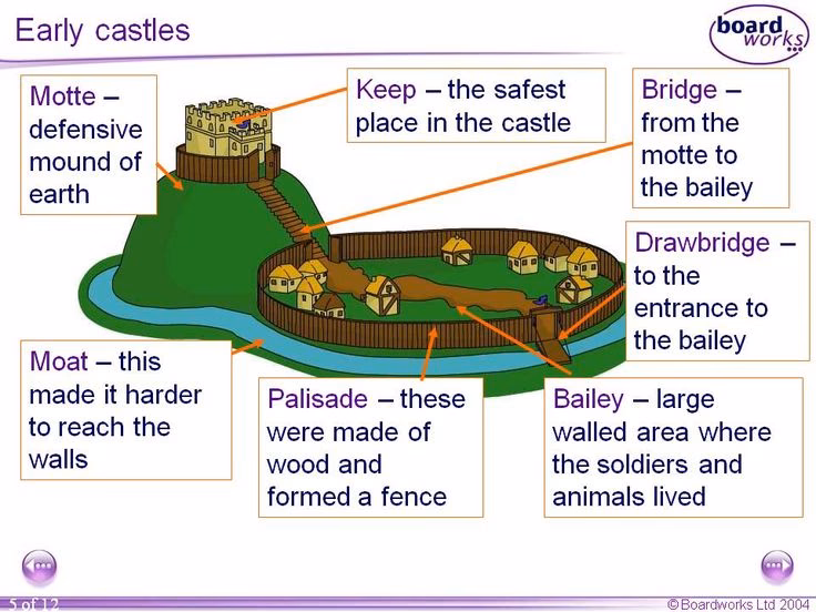 What is a motte and bailey?