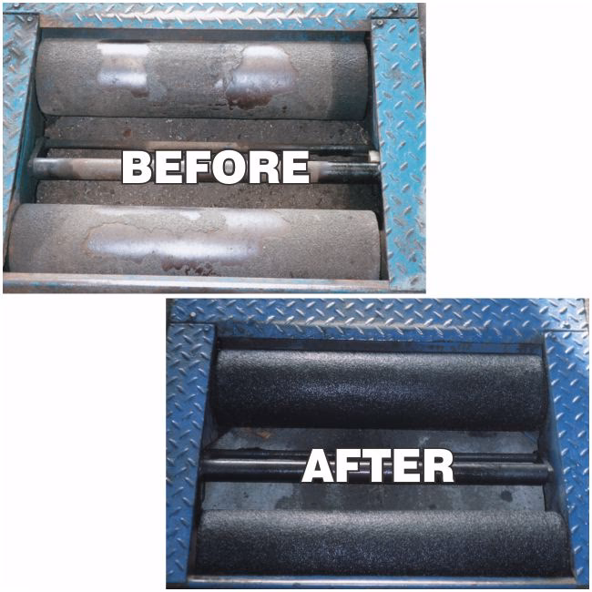 How do I get my brake rollers back to as-new?