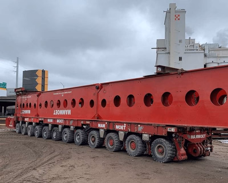 What is a precast bridge beam?