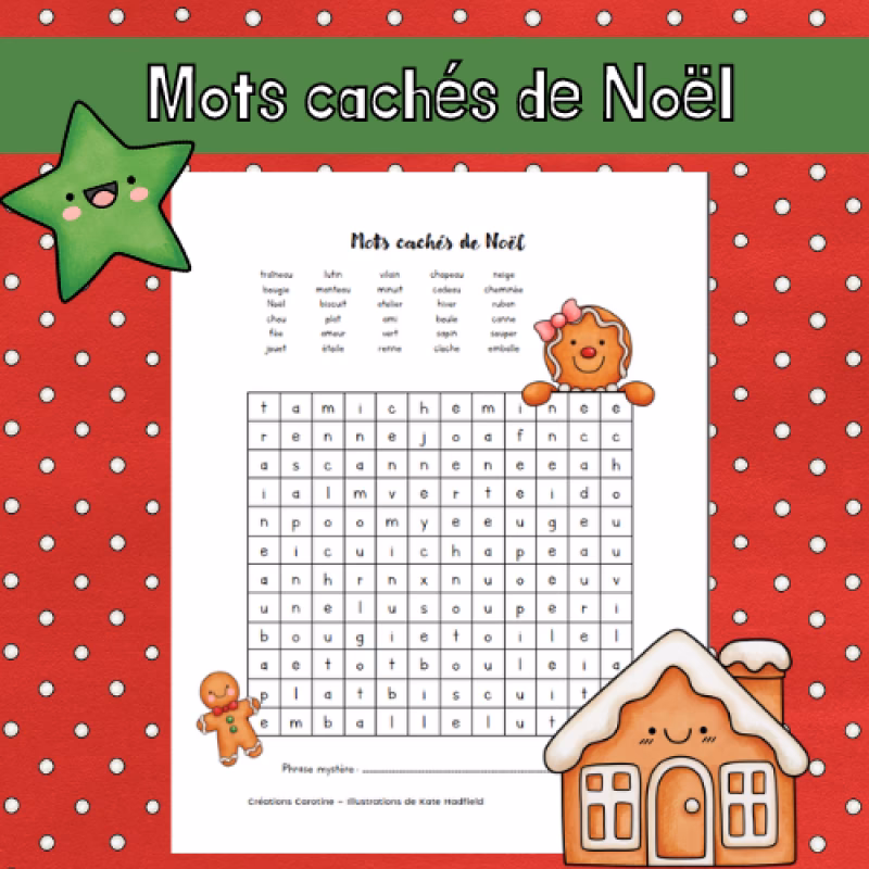 Quels sont les avantages du jeu de recherche de mots de Noël ?