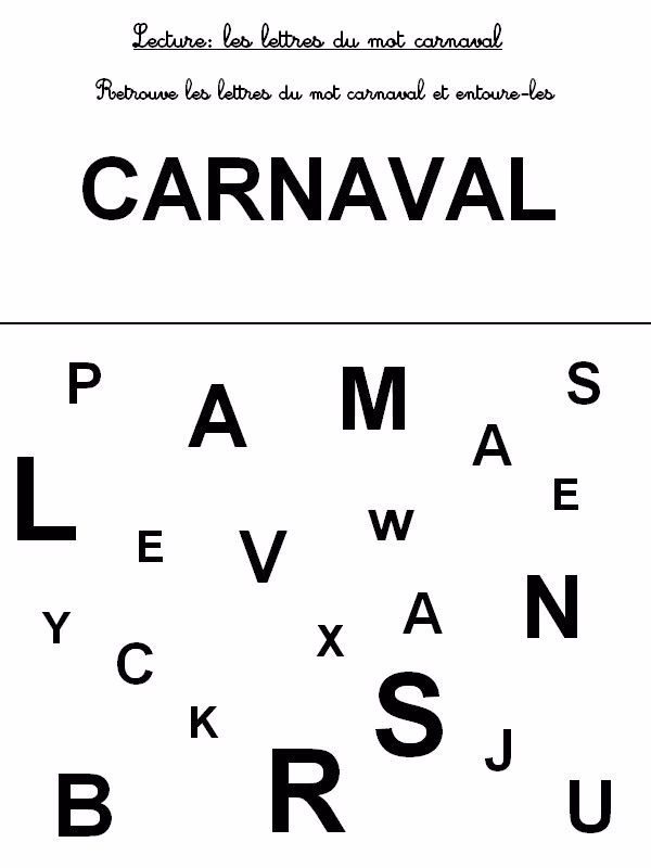 Quel est le but du carnaval ?