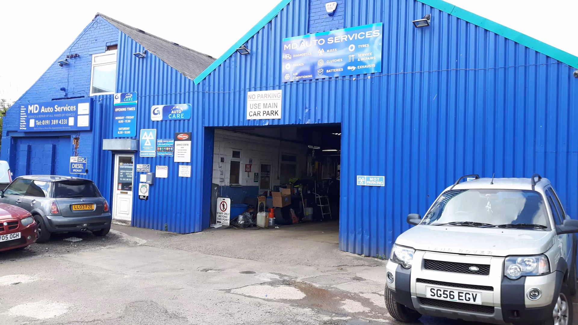 Where is the MOT Centre located in Chester?