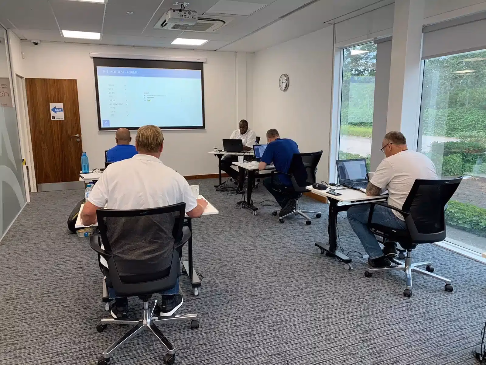 What is a vehicle test centre management course?