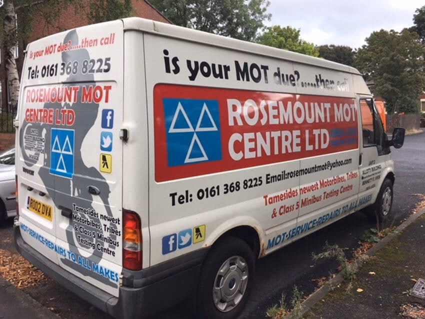 Where can I book my Mot in Hyde?