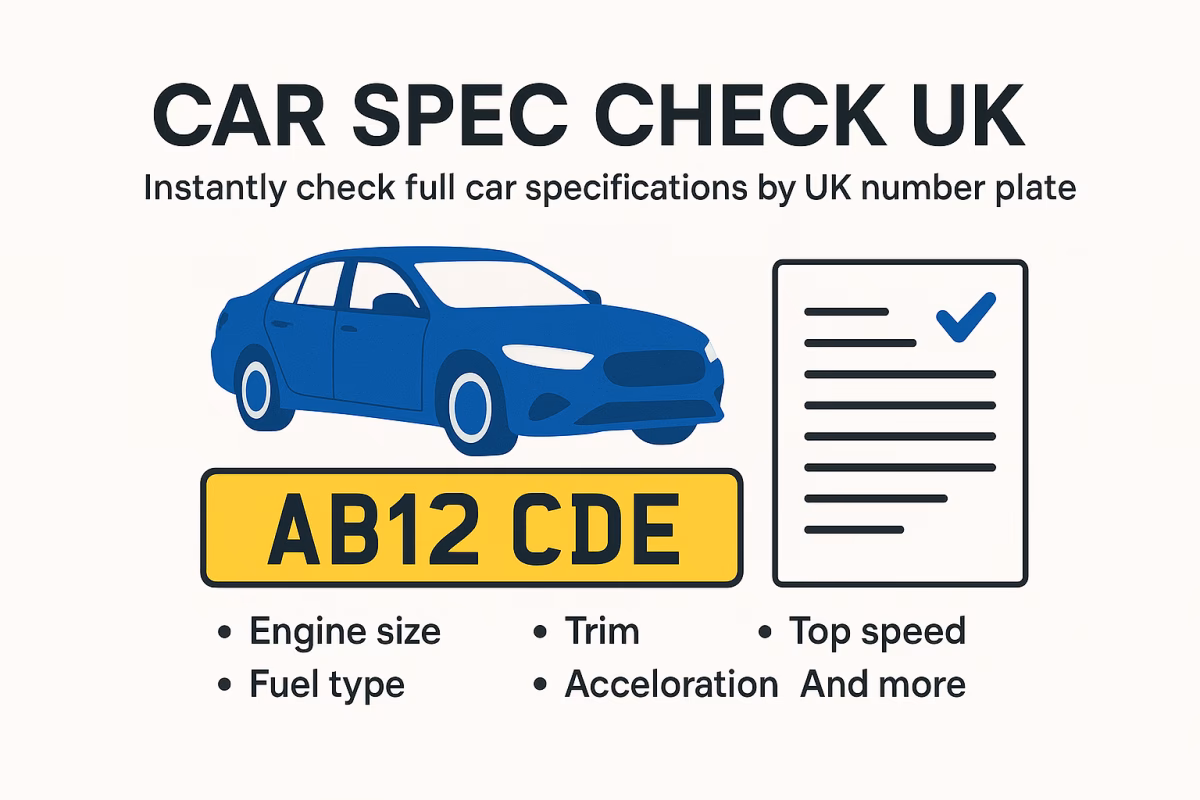 Can I check a car specification with motcheck?