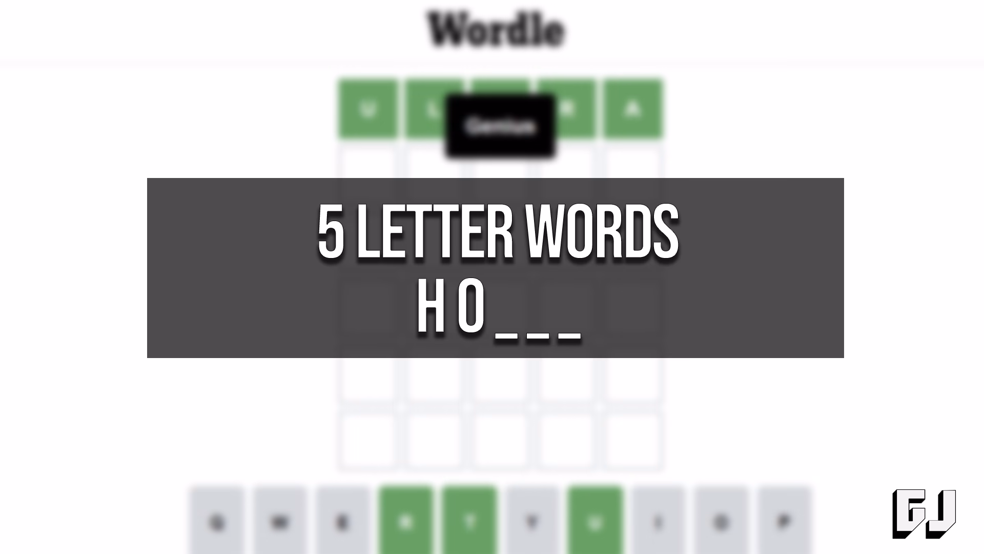 Quels sont les mots de 5 lettres qui commencent avec les lettres Ho ?