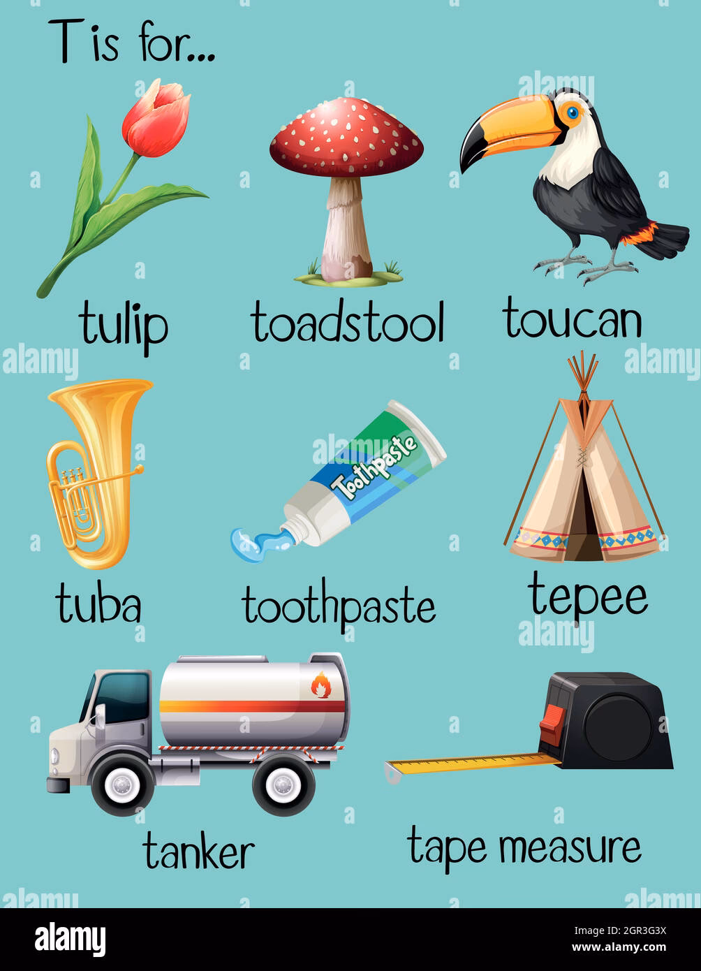 Quels sont les mots de 5 lettres qui commencent par T ?