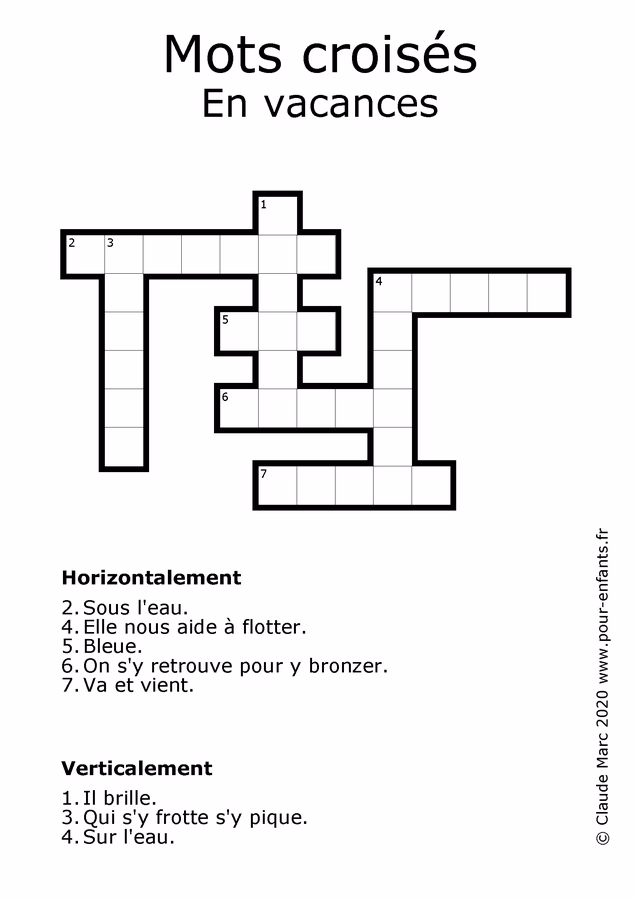Comment faire des mots croisés ?