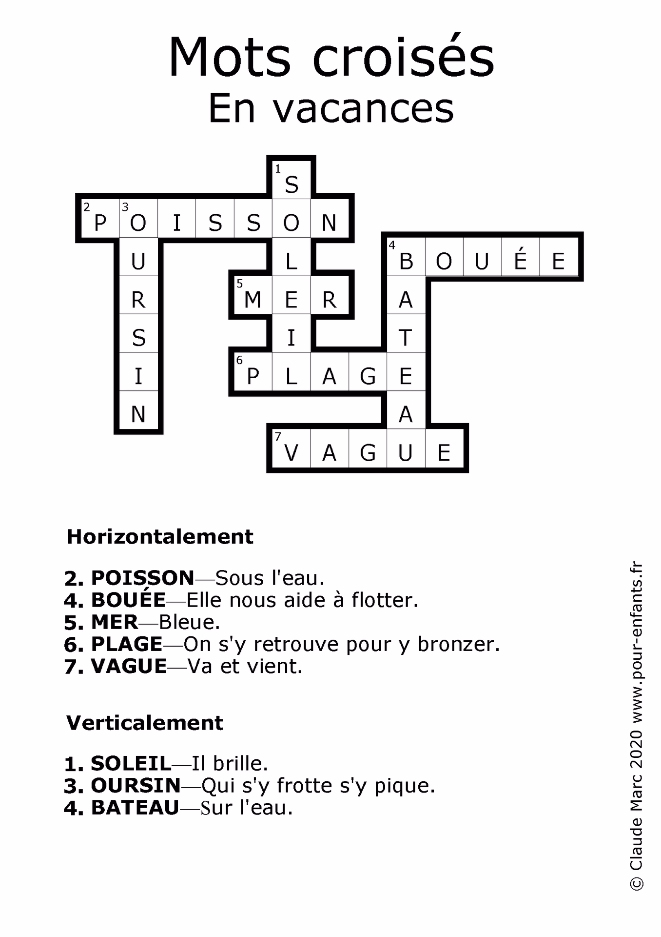 Comment trouver les réponses au jeu mots croisés ?