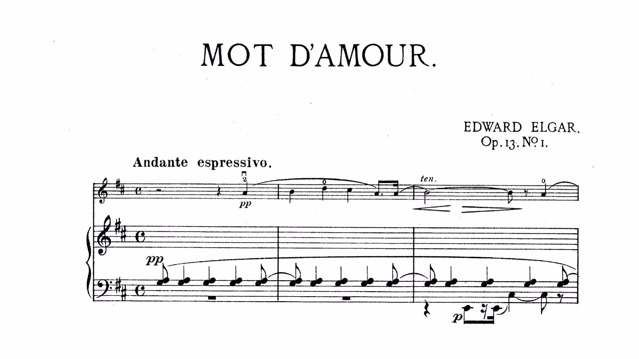 Why did Elgar write Salut d'Amour?