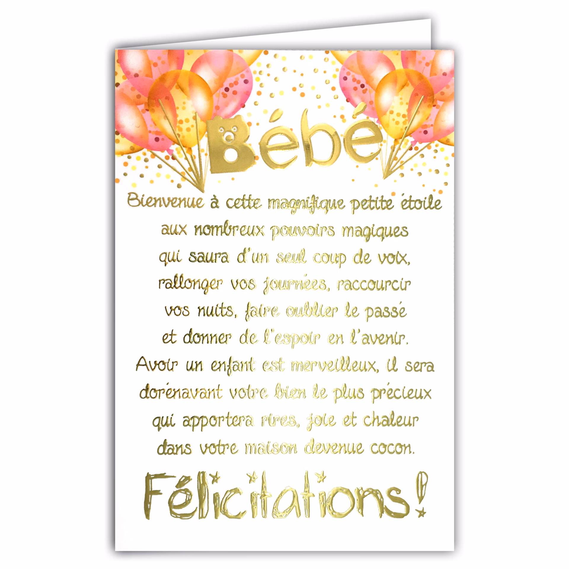 Quels sont les textes pour la naissance d’une fille ?
