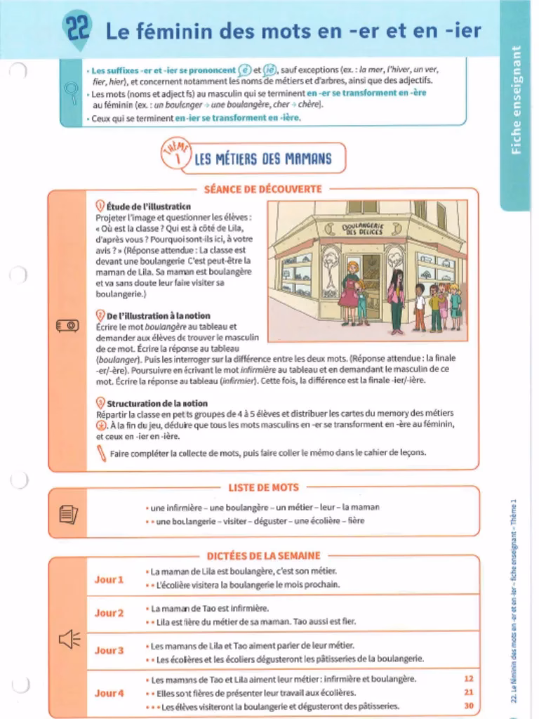 Quels sont les mots irréguliers ?