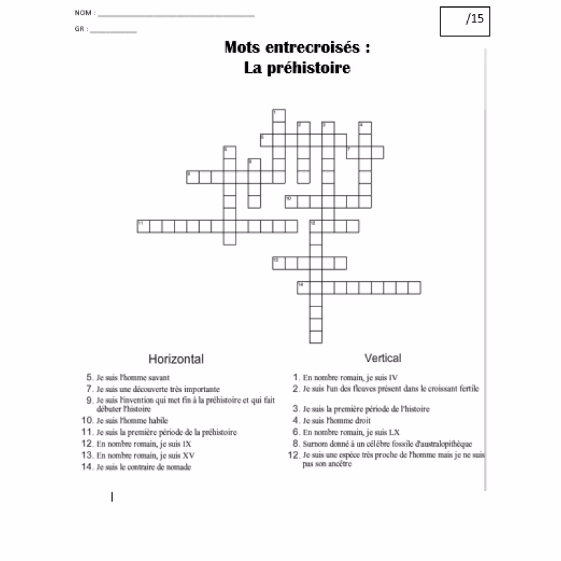 Comment personnaliser un dictionnaire avec Mots entrecroisés?