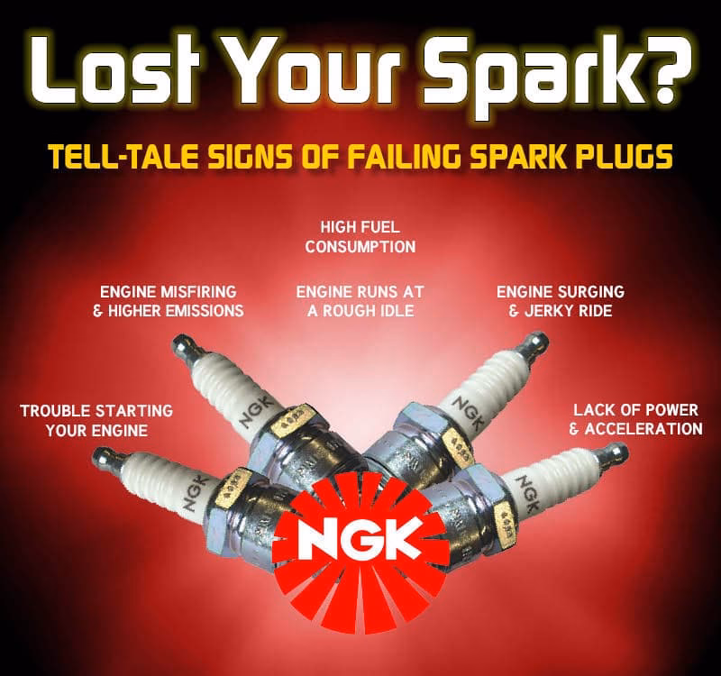 Can worn spark plugs cause a failed emissions test?