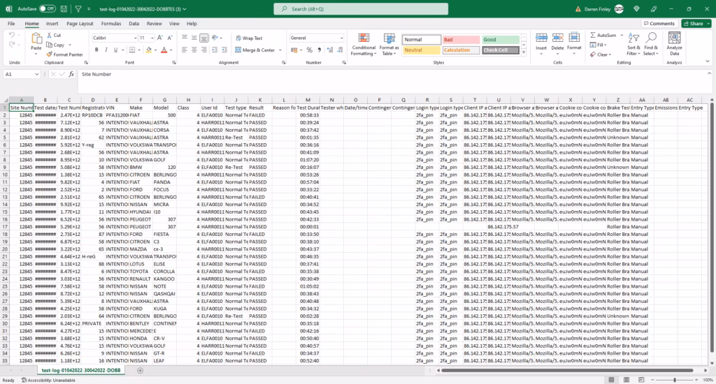 What should I do if my MOT test is short?