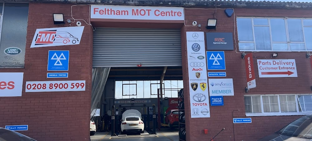How do I book a service at Feltham service centre?