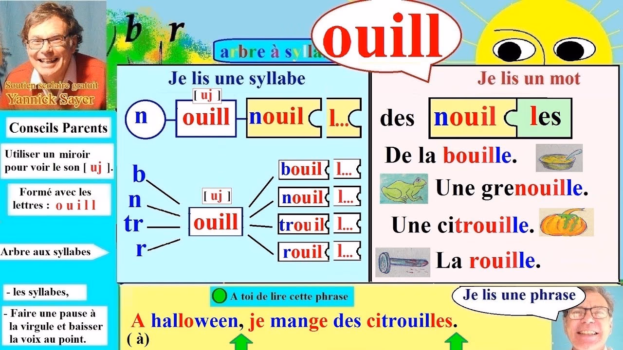 Quels sont les mots finissant par ouilles ?