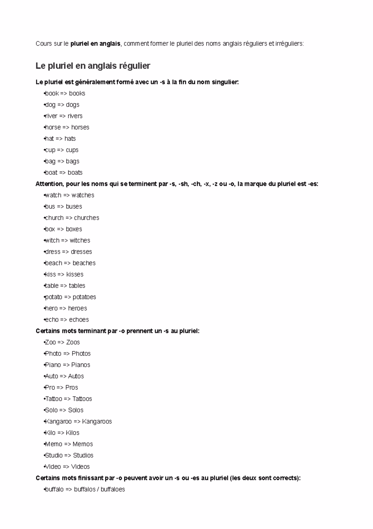 Quel format d'affichage est utilisé pour les mots finissant par 'IVe' ?