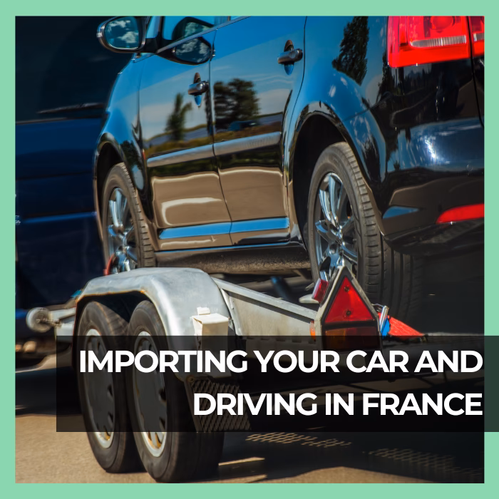 Do I need an 846A certificate to import a car to France?