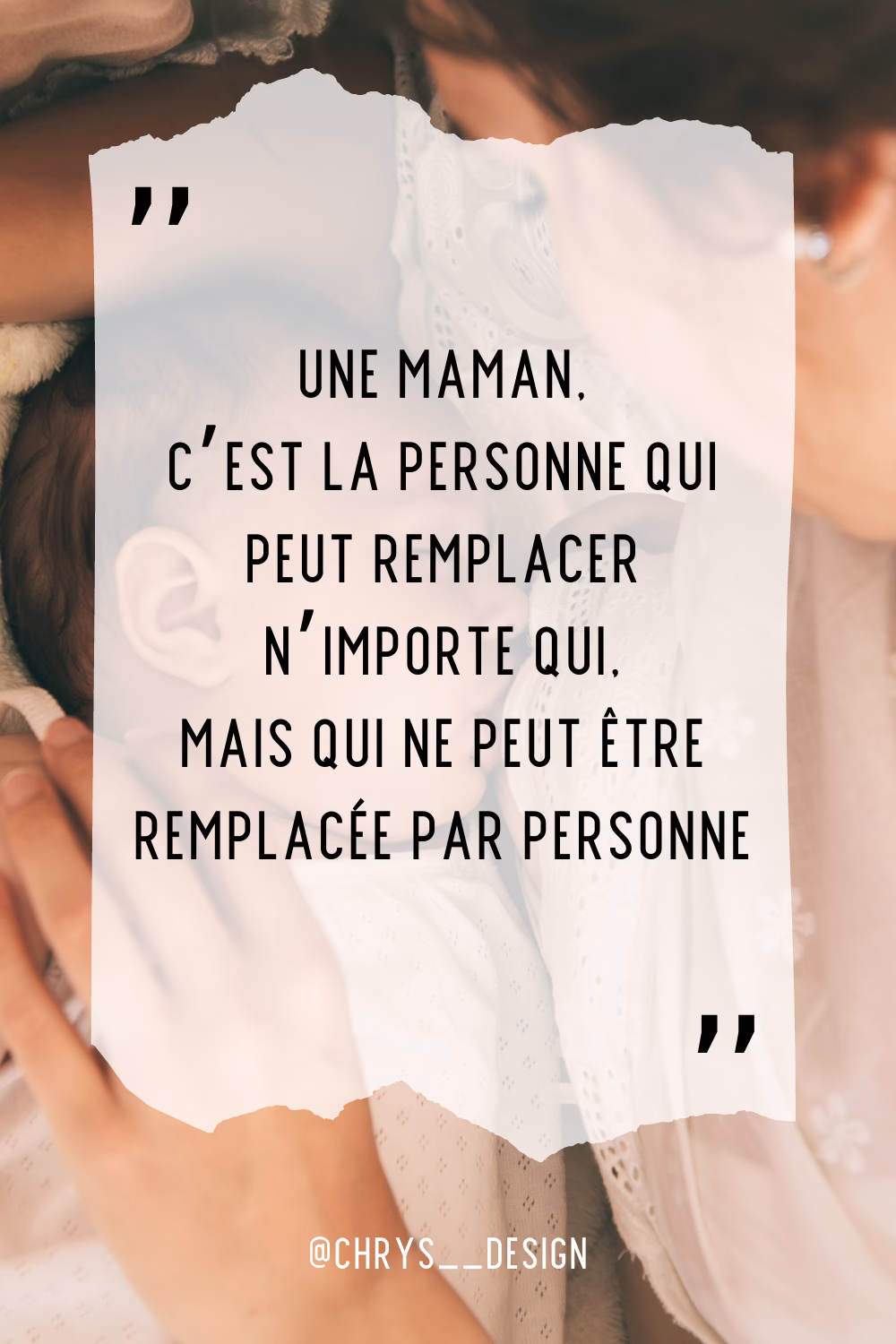 Comment faire une citation pour une maman ?