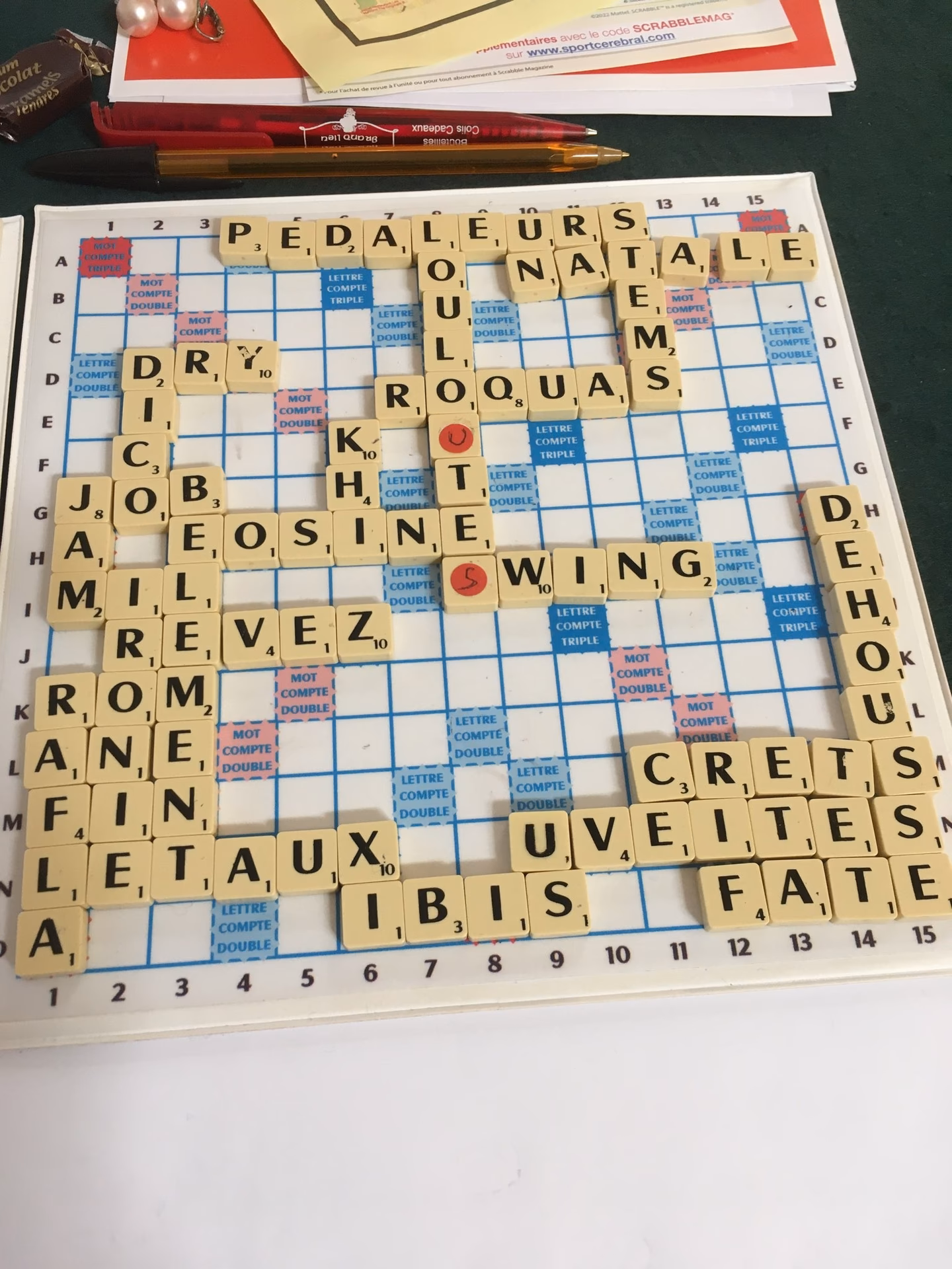How many points is Gore in Scrabble?