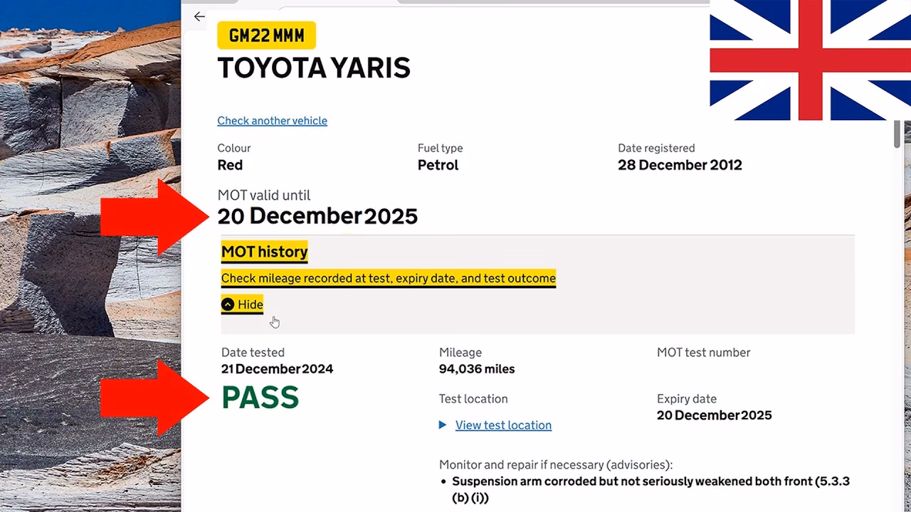 How do I get MOT history data?