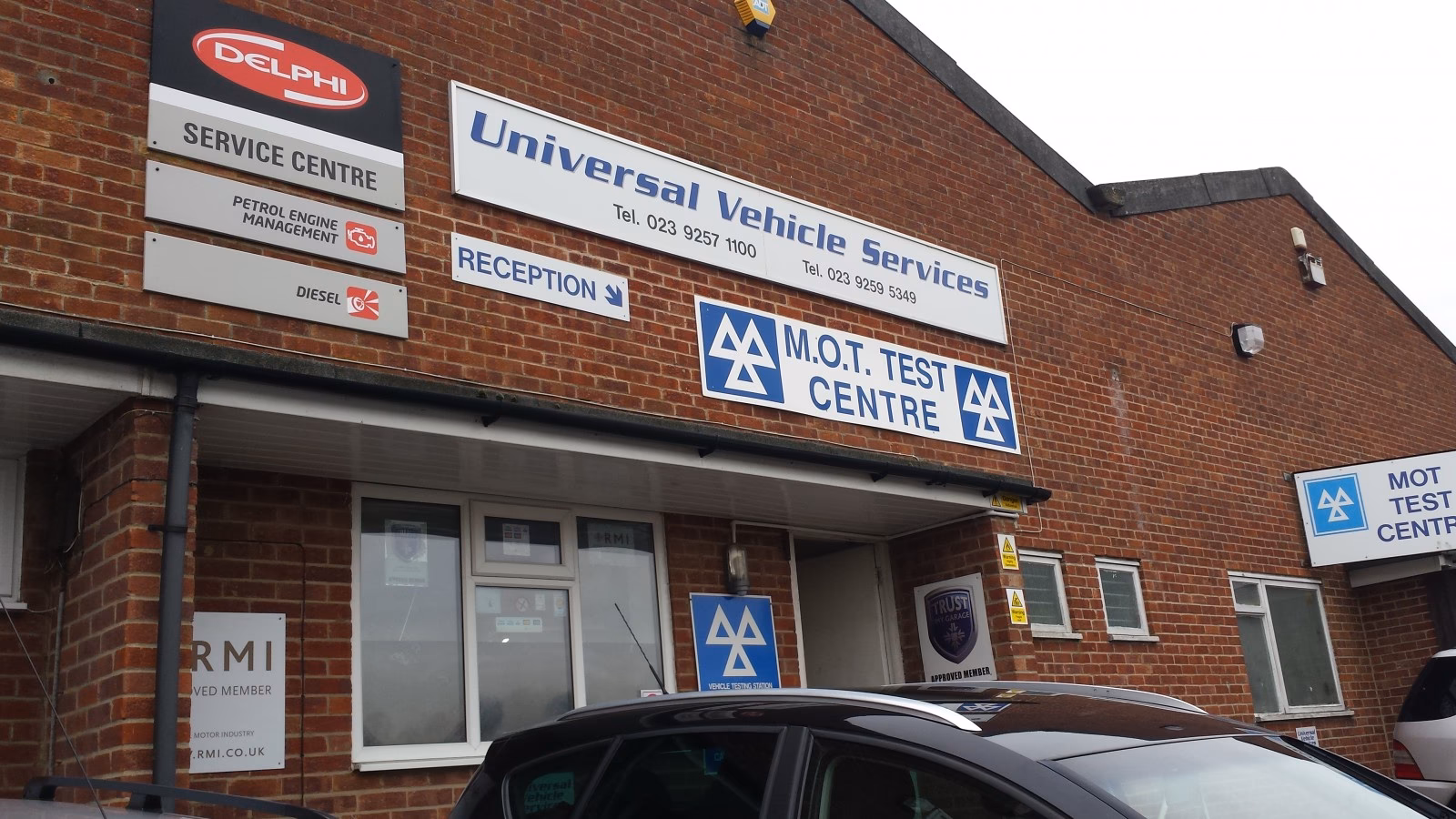 Where can I get an MOT in Horndean Catherington East Hampshire?