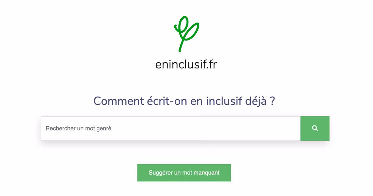 Qu'est-ce que l'écriture inclusive?