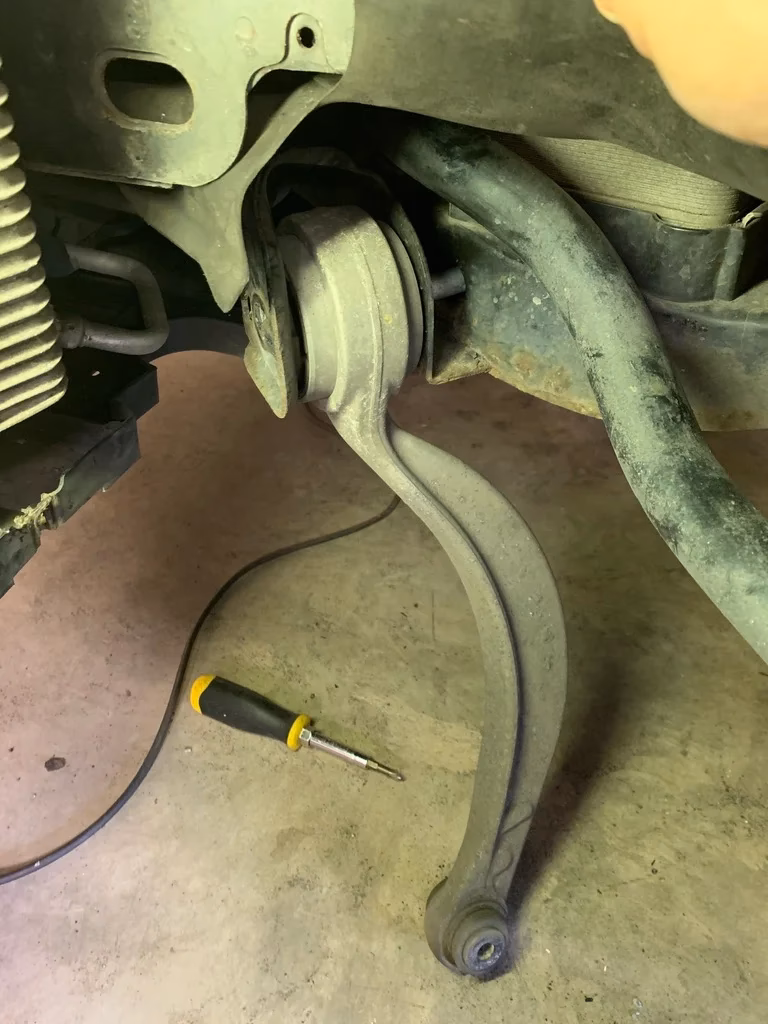 What is a suspension arm ball joint?