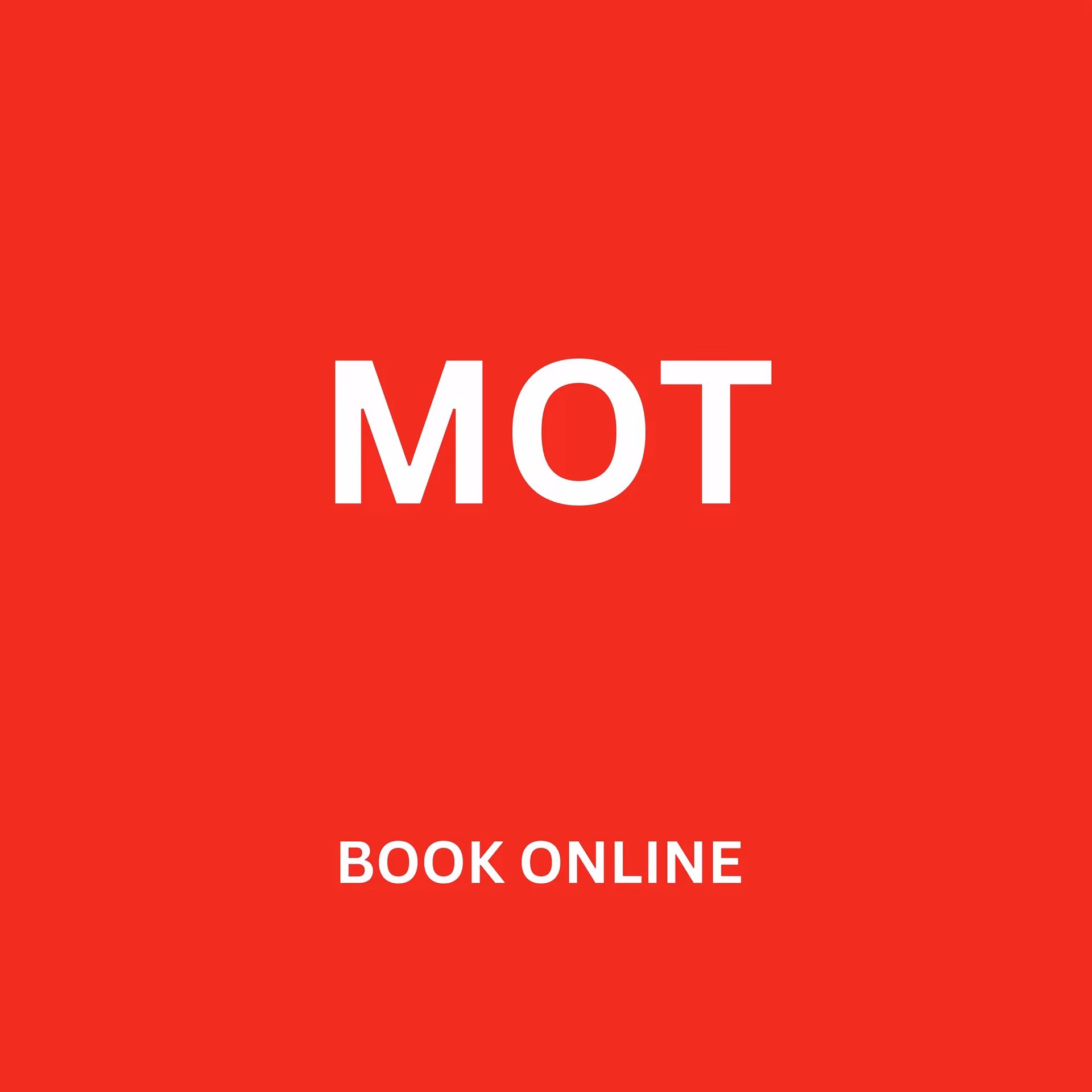 How many MOT test signs are there?