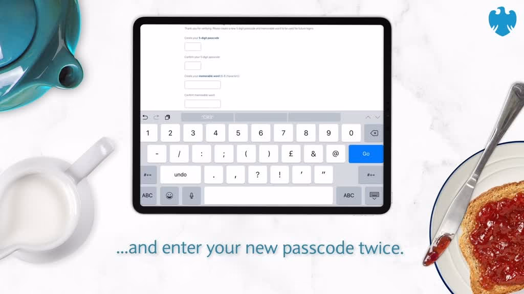How do I protect my information when using Barclays online services?