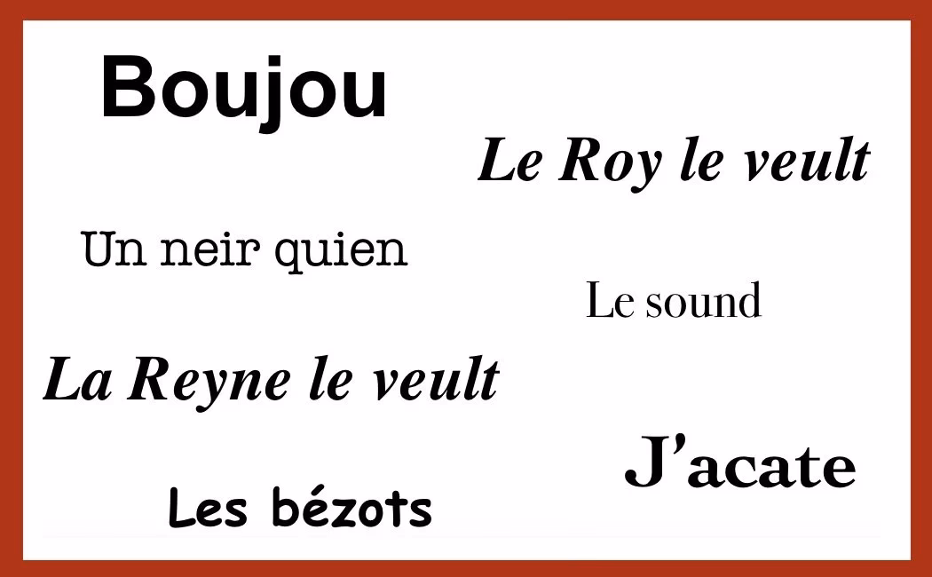 Quel est le vocabulaire typique de la Normandie ?
