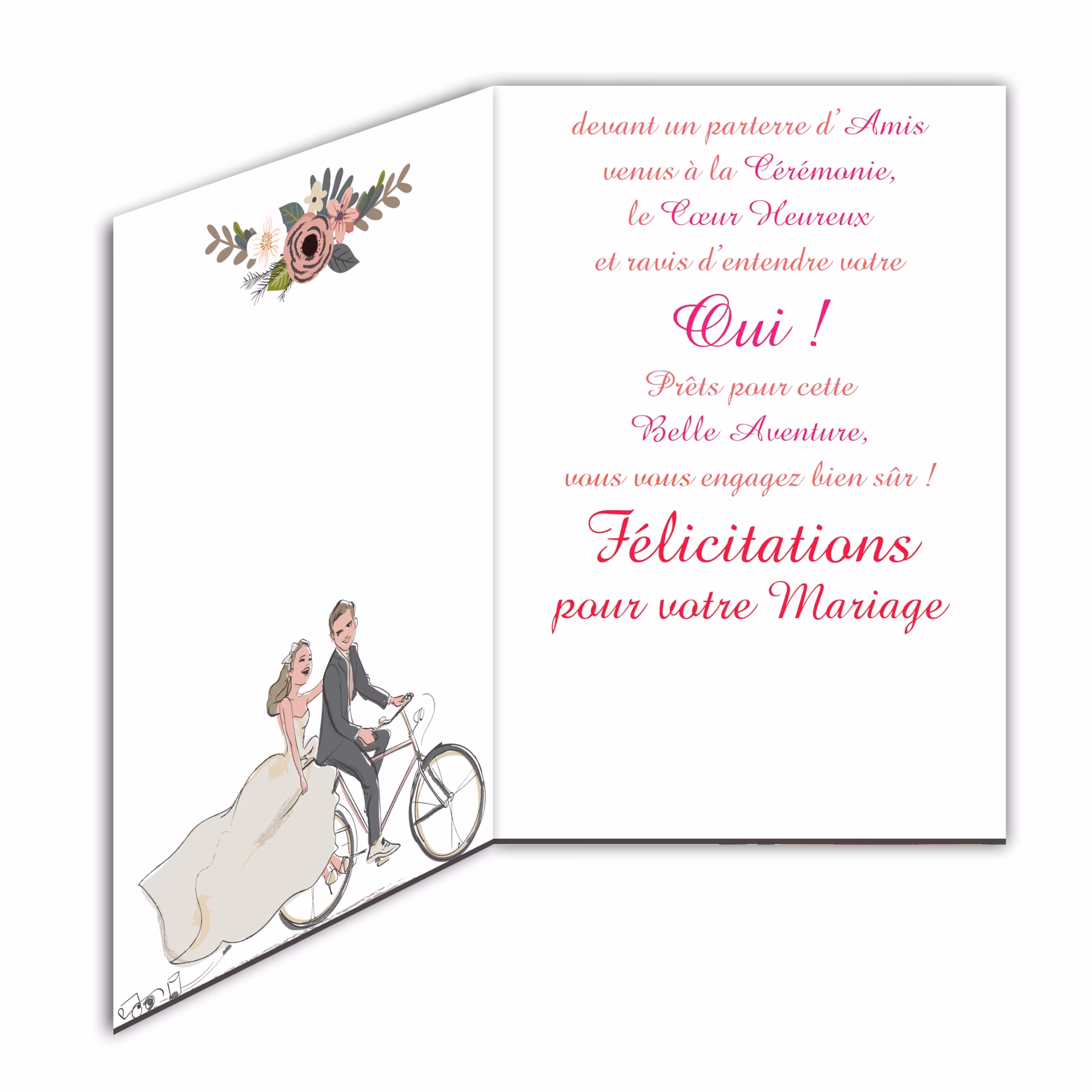 Comment faire une carte de félicitation de mariage ?