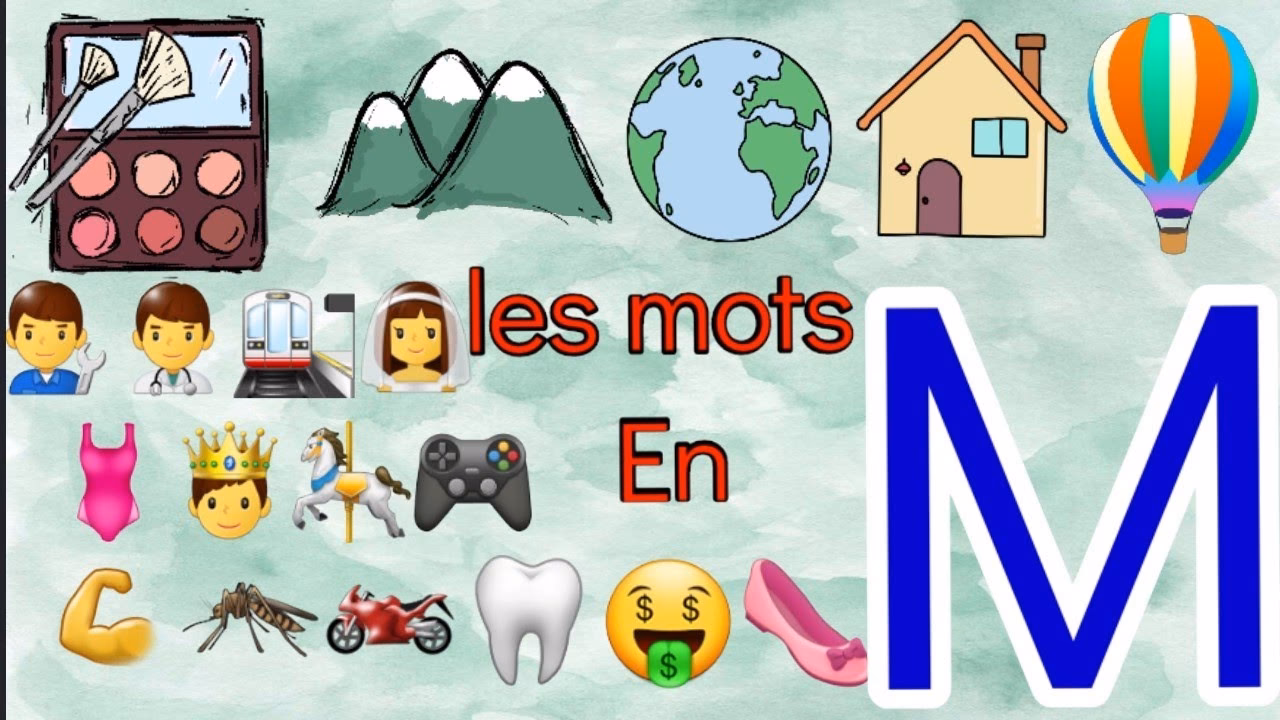 Quels sont les mots qui commencent par la lettre M?