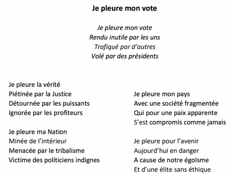 Quelle est la citation sur la douleur ?
