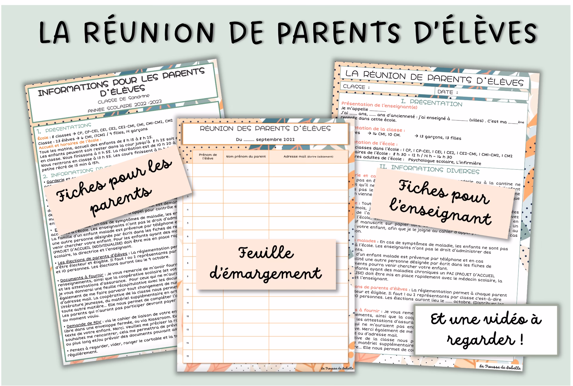 Comment réussir une réunion de parents à la rentrée ?