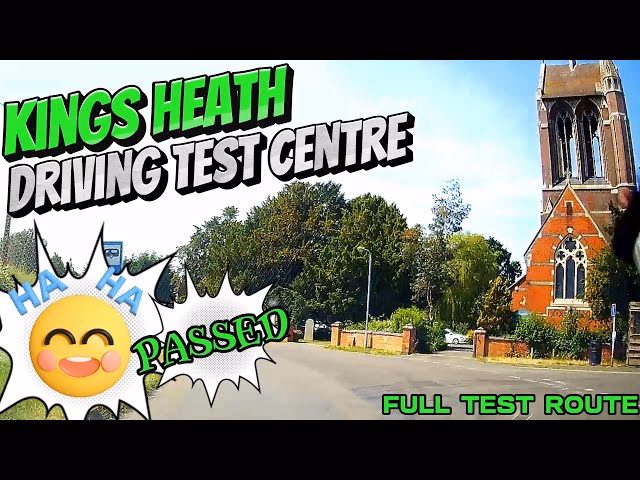 Where can I watch a driving test from Kings Heath?
