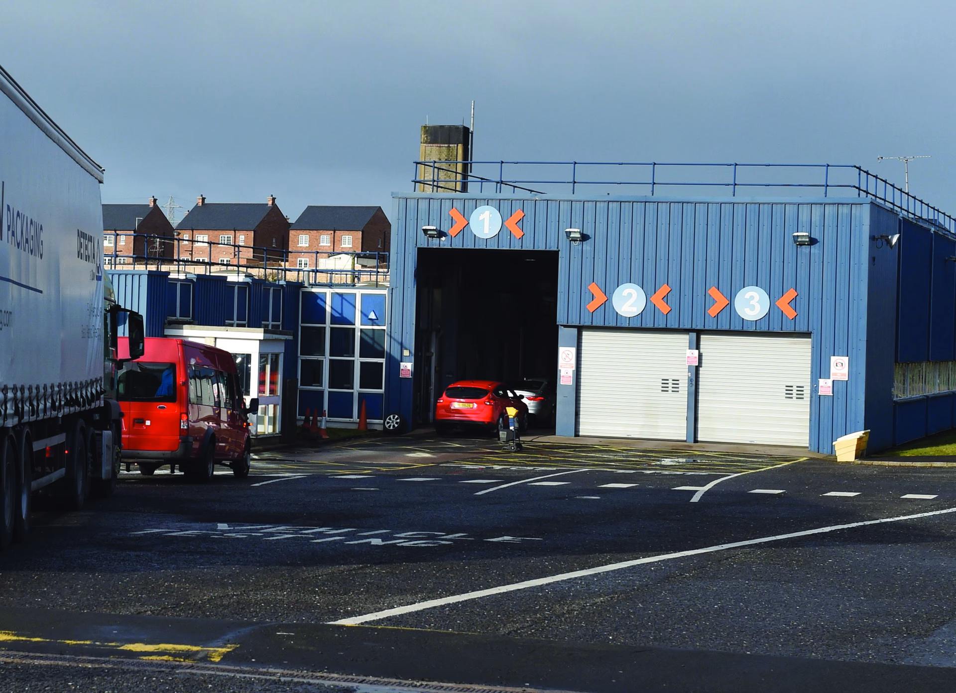 How many MOT test centres are there in Northern Ireland?