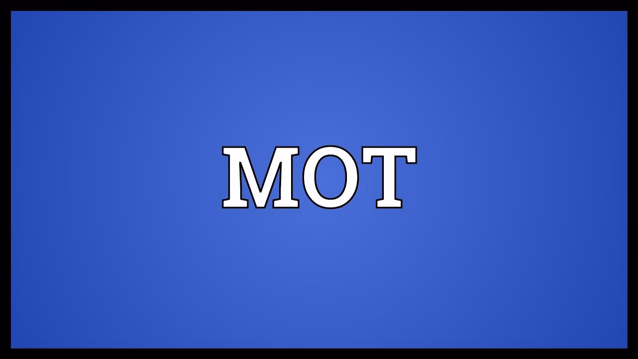 Where does mót come from?