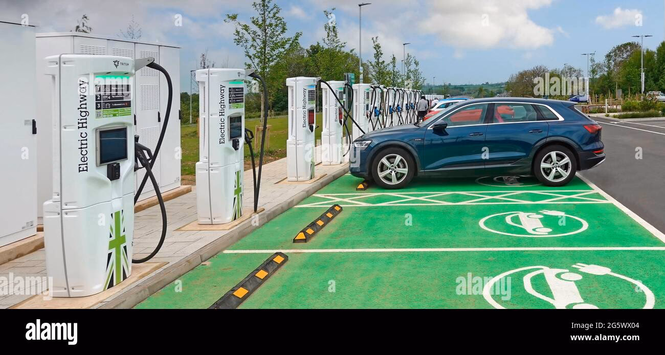 Do motorway service stations offer free parking?